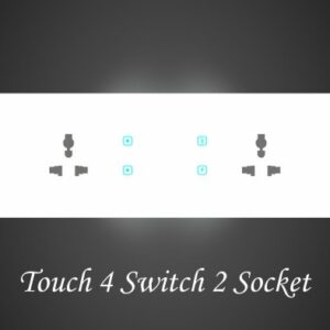 Touch 4 Switch 2 Socket