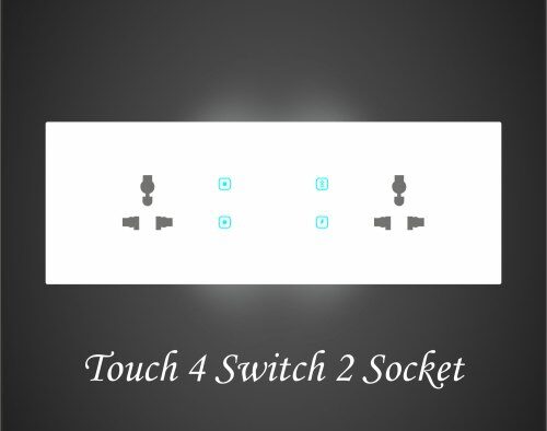 Touch 4 Switch 2 Socket