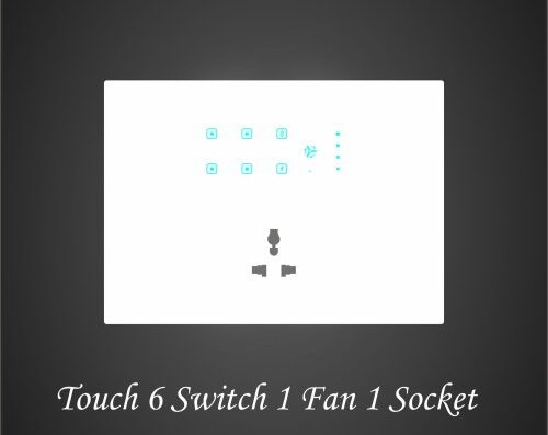 Touch 6 Switch 1 Fan 1 Socket
