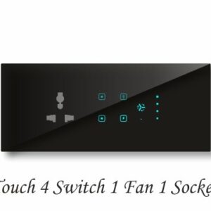 Grid Smart Touch 4 Switch 1 Fan 1 Socket