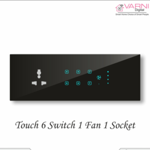 Grid Smart Touch 6 Switch 1 Fan 1 Socket