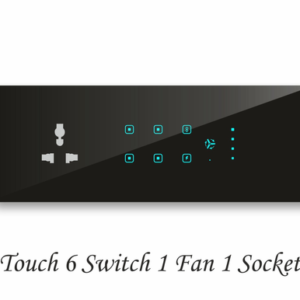 Grid Smart Touch 6 Switch 1 Fan 1 Socket
