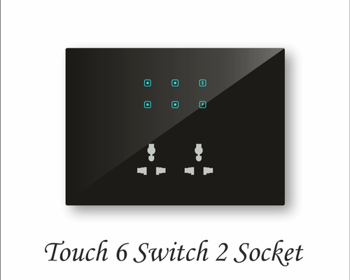 Touch 6 Switch 2 Socket