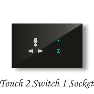 Touch 2 Switch 1 Socket