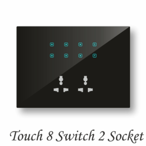 Touch 8 Switch 2 Socket