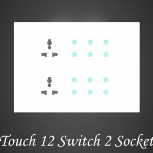 Touch 12 Switch 2 Socket