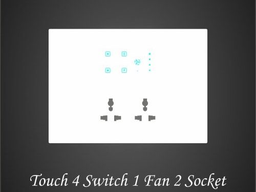 Touch 4 Switch 1 Fan 2 Socket - Image 3