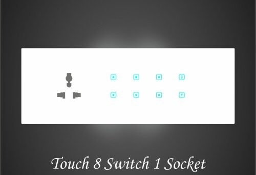 Touch 8 Switch 1 Socket - Image 2