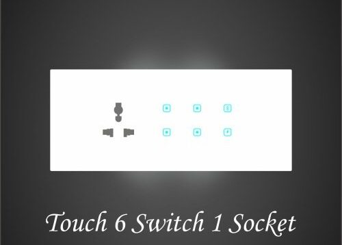 Touch 6 Switch 1 Socket - Image 3