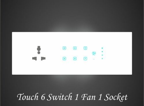 Grid Smart Touch 6 Switch 1 Fan 1 Socket - Image 3