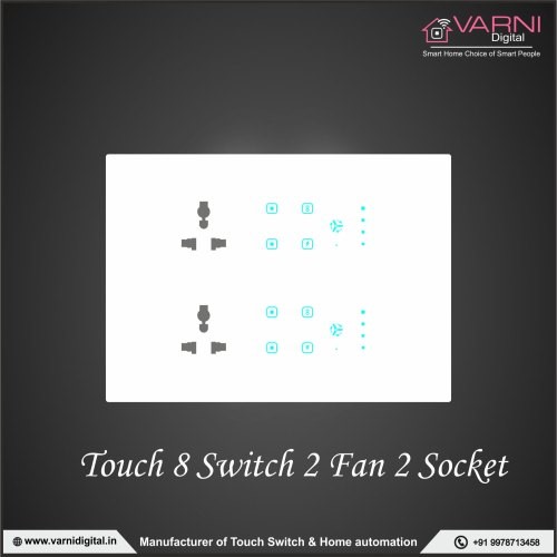Touch 8 Switch 2 Fan 2 Socket - Image 3