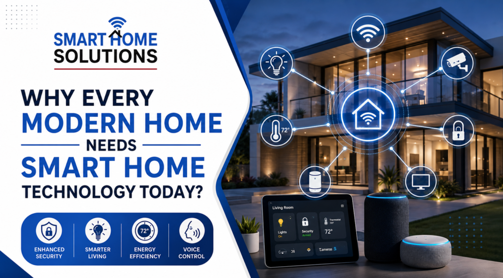 Why Every Modern Home Needs Smart Home Technology Today